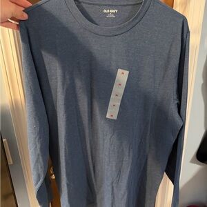 Old Navy Men's Long Sleeve Tee in Blue